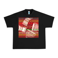 Black african drum colorful seamless pattern Urban Heavy Tee - BundleAndBundleShop