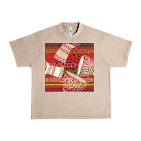 French Oak african drum colorful seamless pattern Urban Heavy Tee - BundleAndBundleShop