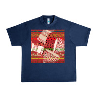 Navy african drum colorful seamless pattern Urban Heavy Tee - BundleAndBundleShop