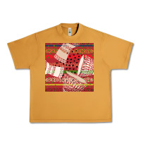 Peanut Butter african drum colorful seamless pattern Urban Heavy Tee - BundleAndBundleShop