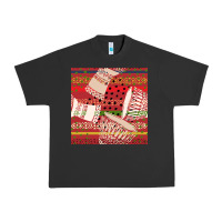 African Drum Colorful Seamless Pattern Urban Heavy Tee | Teevron