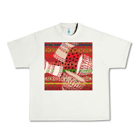 Pistachio african drum colorful seamless pattern Urban Heavy Tee - BundleAndBundleShop