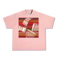 Salmon african drum colorful seamless pattern Urban Heavy Tee - BundleAndBundleShop