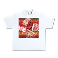 White african drum colorful seamless pattern Urban Heavy Tee - BundleAndBundleShop