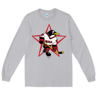 Moon Dust Red Penguin 1990's Russian Long Sleeve Tee - linhVisuals