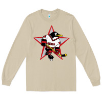 Mushroom Red Penguin 1990's Russian Long Sleeve Tee - linhVisuals