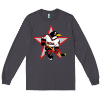 Smoke Red Penguin 1990's Russian Long Sleeve Tee - linhVisuals