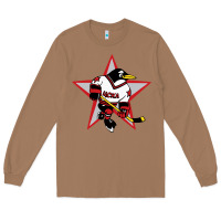 Toasted Coconut Red Penguin 1990's Russian Long Sleeve Tee - linhVisuals