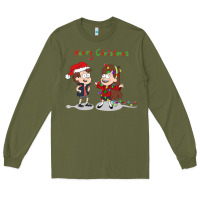 Army Green gravity falls merry christmas amino Long Sleeve Tee - linhVisuals