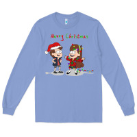 Colony Blue gravity falls merry christmas amino Long Sleeve Tee - linhVisuals