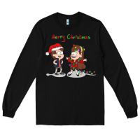 Black gravity falls merry christmas amino Long Sleeve Tee - linhVisuals