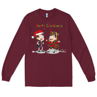 Burgundy gravity falls merry christmas amino Long Sleeve Tee - linhVisuals