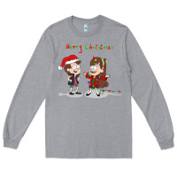 Heather Grey gravity falls merry christmas amino Long Sleeve Tee - linhVisuals