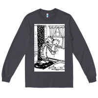 Smoke calvin Long Sleeve Tee - linhVisuals