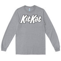 Heather Grey KitKat Vintage Long Sleeve Tee - linhVisuals