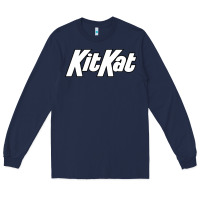 Navy KitKat Vintage Long Sleeve Tee - linhVisuals