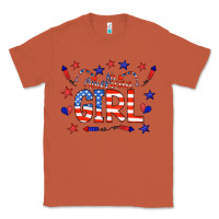 Copper all american girl doodle letters Classic Tee - CowCowDesign