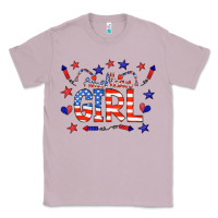 Lilac all american girl doodle letters Classic Tee - CowCowDesign