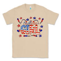 Mushroom all american girl doodle letters Classic Tee - CowCowDesign