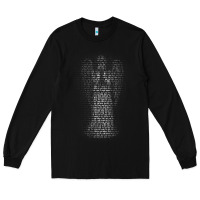 Black don't blink   doctor who Long Sleeve Tee - linhVisuals