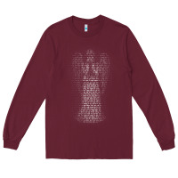 Burgundy don't blink   doctor who Long Sleeve Tee - linhVisuals