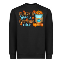 Black Pumpkin spice and everything nice Heavyweight Sweatshirt - RanaPortraitStore