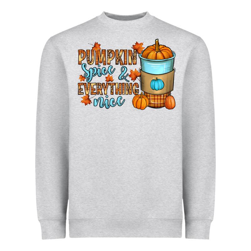 Pumpkin Spice And Everything Nice Heavyweight Sweatshirt by RanaPortraitStore | Teevron