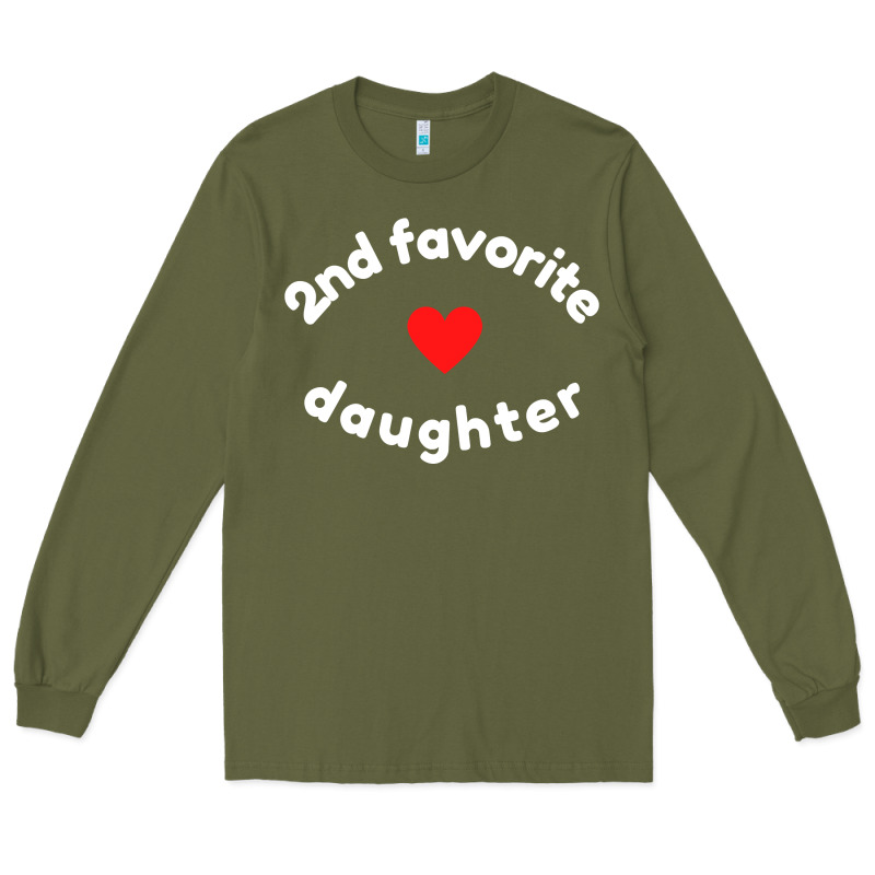 Funny 2nd Second Child   Daughter For 2nd Favorite Kid Sweatshirt Long Sleeve Tee by linhVisuals | Teevron
