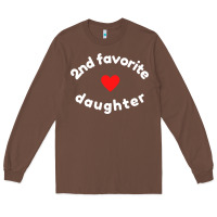 Chestnut funny 2nd second child   daughter for 2nd favorite kid sweatshirt Long Sleeve Tee - linhVisuals