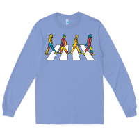 Colony Blue beatl Long Sleeve Tee - linhVisuals