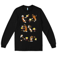 Black calvin Long Sleeve Tee - linhVisuals