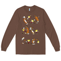 Chestnut calvin Long Sleeve Tee - linhVisuals