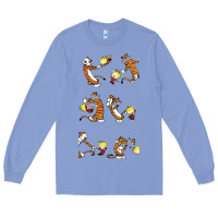 Colony Blue calvin Long Sleeve Tee - linhVisuals
