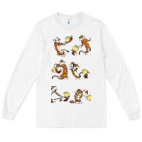 White calvin Long Sleeve Tee - linhVisuals