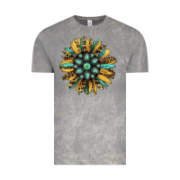 Cloud Rock Gemstone Sunflower Vintage Tee - RanaPortraitStore