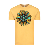Vintage Mustard Gemstone Sunflower Vintage Tee - RanaPortraitStore