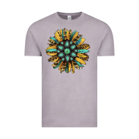Vintage Zinc Gemstone Sunflower Vintage Tee - RanaPortraitStore