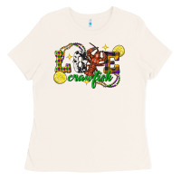 Bone mardi gras love crawfish Ladies Tee - FaDigitalArtStudio