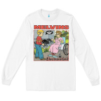 White MELVINS Long Sleeve Tee - linhVisuals