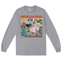 Heather Grey MELVINS Long Sleeve Tee - linhVisuals
