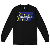 Black massachusetts maritime academy Long Sleeve Tee - linhVisuals