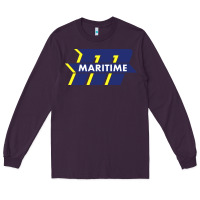 Plum massachusetts maritime academy Long Sleeve Tee - linhVisuals