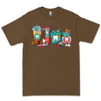 Cacao Dentist Coffee Cups Premium Tee - FaDigitalArtStudio