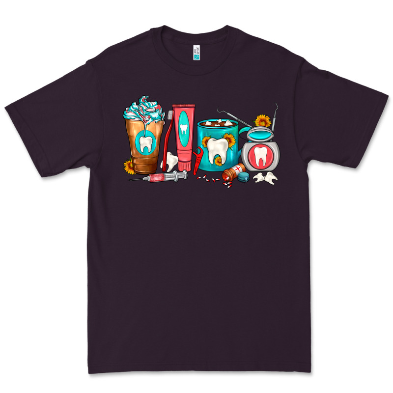 Dentist Coffee Cups Premium Tee by FaDigitalArtStudio | Teevron