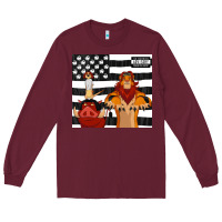 Burgundy hakonia matatonia   simba Long Sleeve Tee - linhVisuals