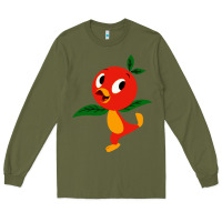 Army Green orange bird Long Sleeve Tee - linhVisuals