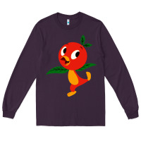 Plum orange bird Long Sleeve Tee - linhVisuals