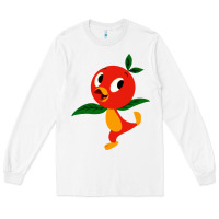 White orange bird Long Sleeve Tee - linhVisuals