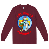 Burgundy los pollos hermanos movie Long Sleeve Tee - linhVisuals