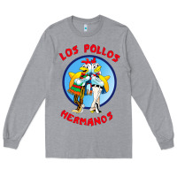 Heather Grey los pollos hermanos movie Long Sleeve Tee - linhVisuals